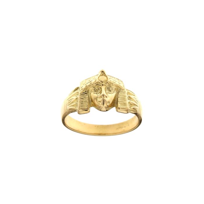 Anello con Testa Egizia – Uomo
