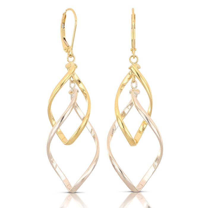 Orecchini Pendenti a Canna – Oro 18kt – Collezione Dreamland