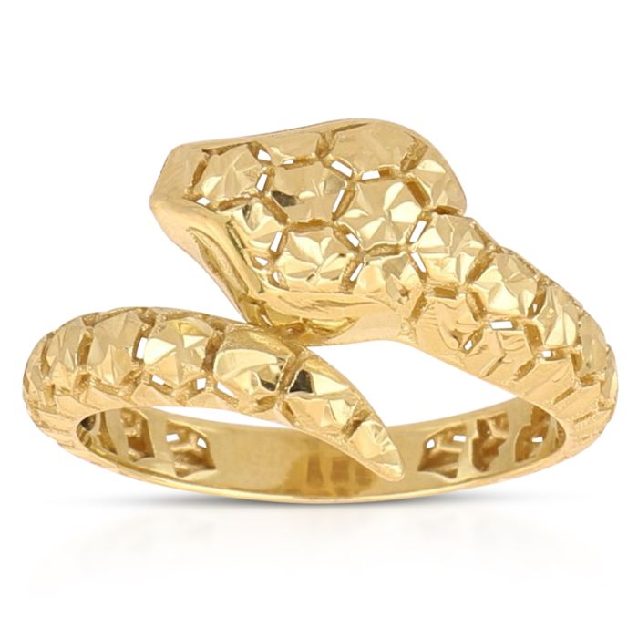 Anello Serpente in Oro Giallo 18kt – Collezione Animalier