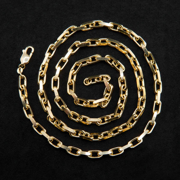 Collana Hermes Oro 10K – 5 mm, Personalizzabile e Garanzia a Vita