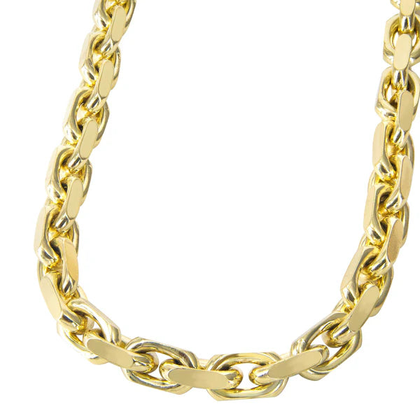 Collana Hermes Oro 10K – 5 mm, Personalizzabile e Garanzia a Vita
