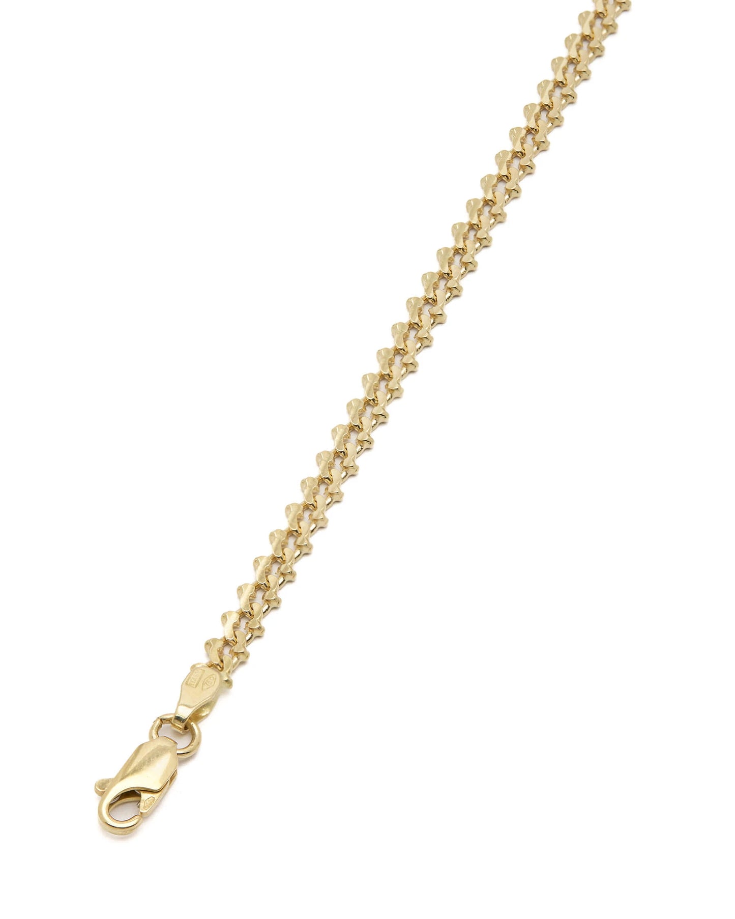 Bracciale Uomo/Donna – Oro Giallo 18kt, Maglia Doppia C