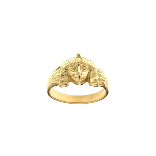 Anello con Testa Egizia – Uomo