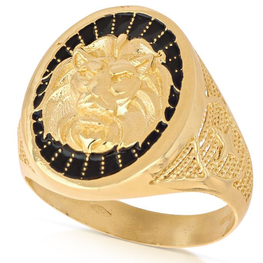 Anello a Scudo Leone – Uomo