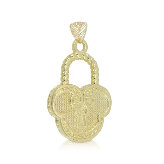 Pendente Lucchetto – Oro 18kt – Collezione 3D