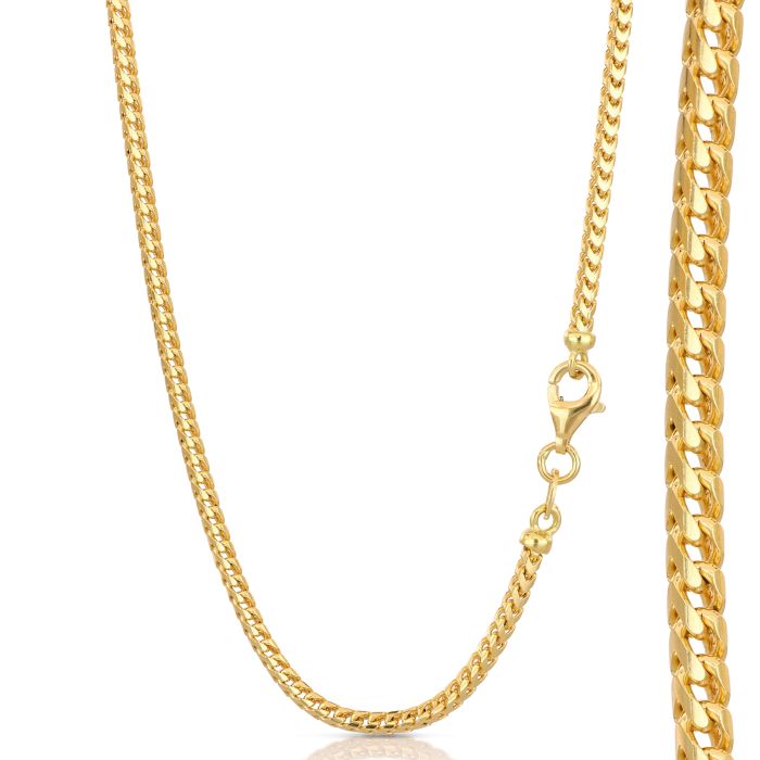 Catena Maglia Franco in Oro Giallo 18kt – 50 cm