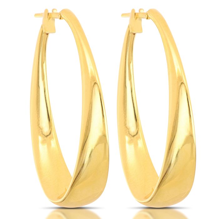Cerchio Tondo Curvilineo in Oro 18kt – Modello Fantasia
