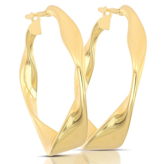 Cerchio Tondo Torchon in Oro Giallo 18kt