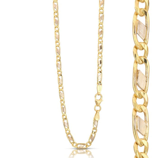 Catena Vuota Tipo Lingotto in Oro 18kt – Maglia Fantasia