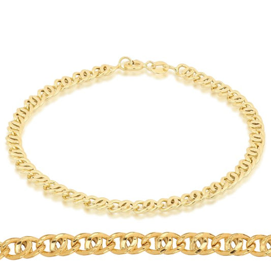 Bracciale Uomo Maglia Tigre – Oro Giallo 18kt