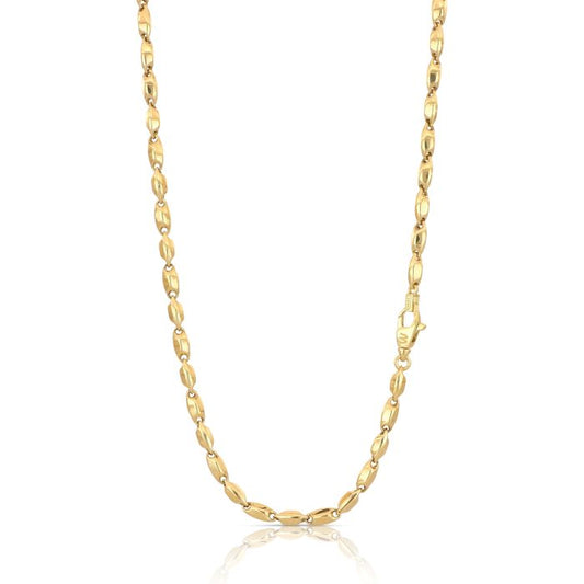 Catena Tubolare Vuota in Oro 18kt – Collezione Gioielli Veri