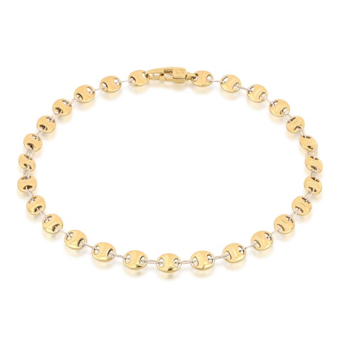 Bracciale Uomo Maglia Marina – Oro 18kt
