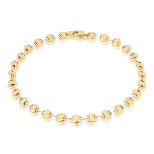 Bracciale Uomo Maglia Marina – Oro 18kt