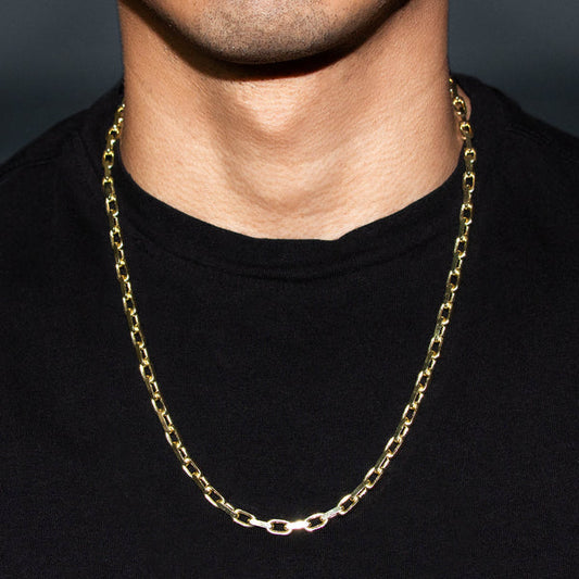 Collana Hermes Oro 10K – 5 mm, Personalizzabile e Garanzia a Vita